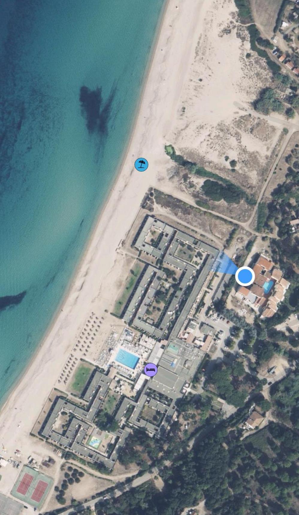 La Belle Vie F4 Bord De Plage Avec Jardin Calcatoggio  Esterno foto