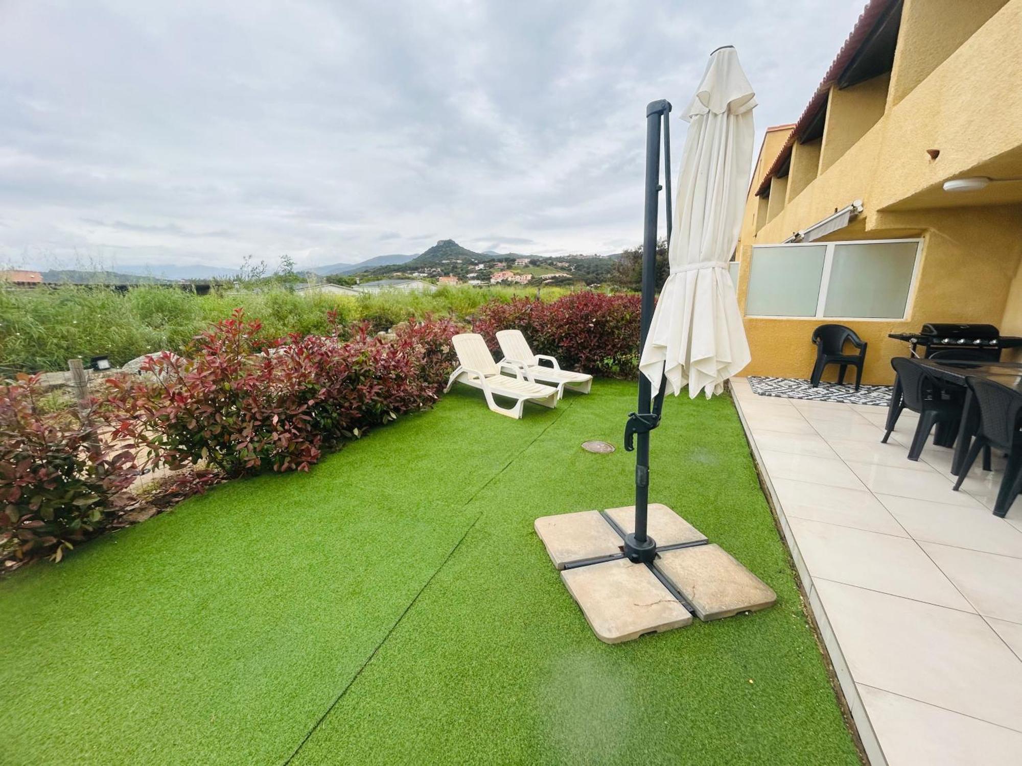La Belle Vie F4 Bord De Plage Avec Jardin Calcatoggio  Esterno foto